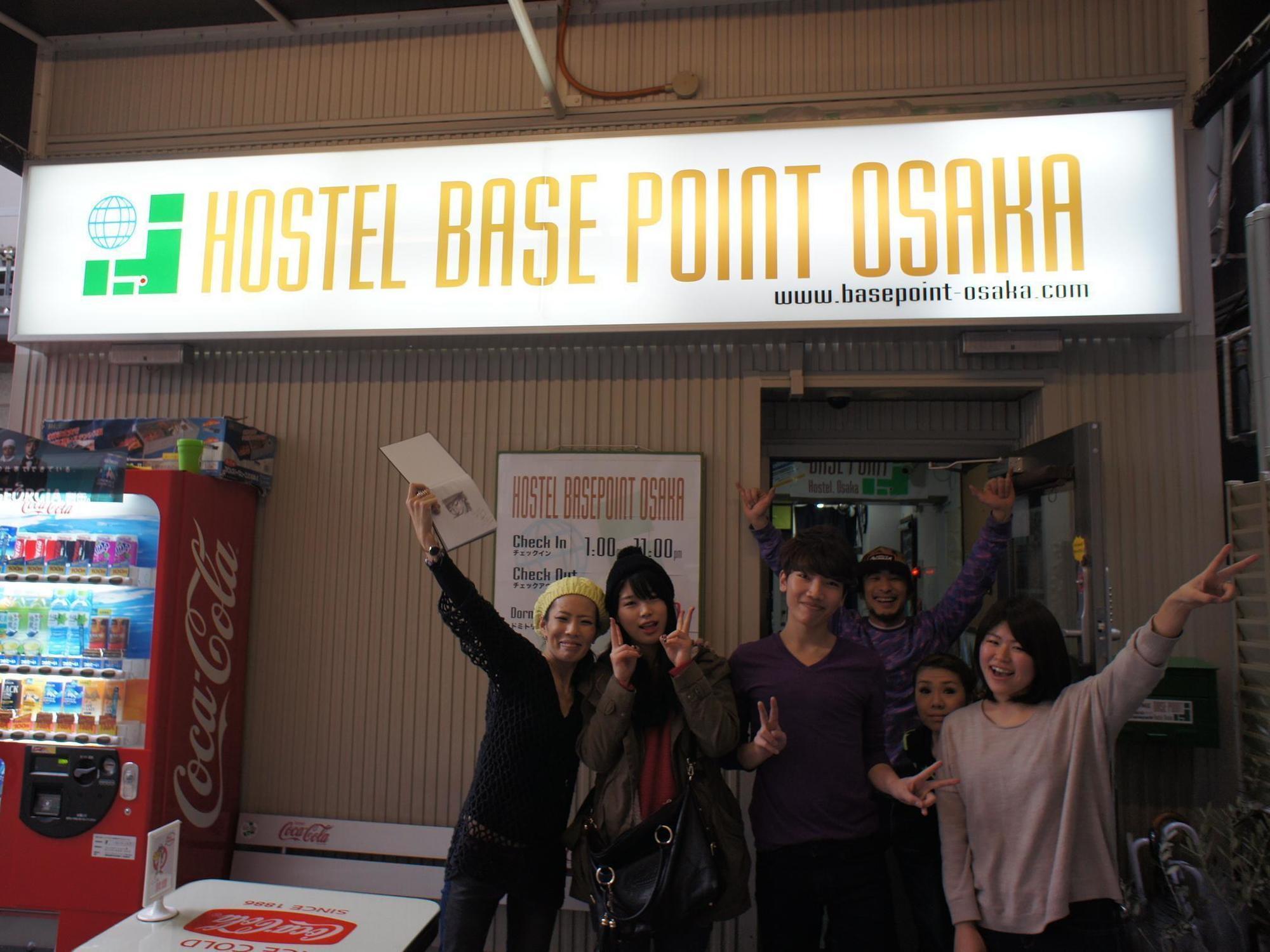 Hostel Base Point Osaka Exterior foto